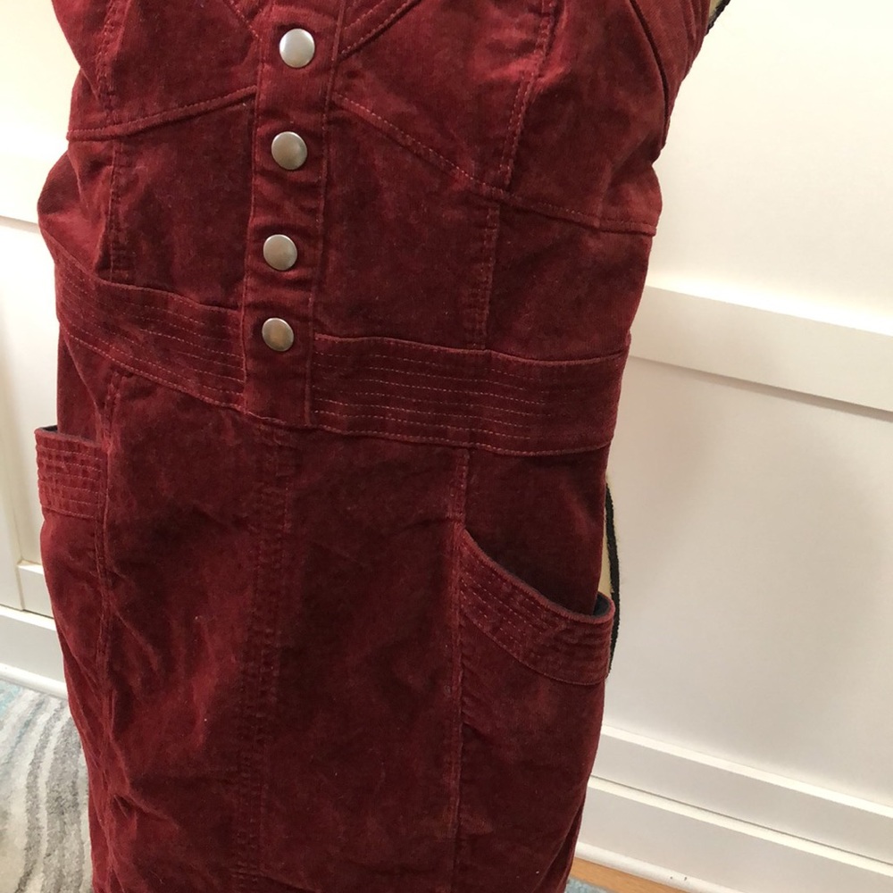 Express Corduroy or  Ribbed Mini Dress 👗 - Picture 3 of 5